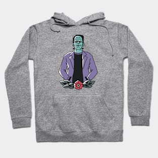 Vintage Frankenstein's Monster Emblem Hoodie